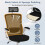 Costway Ergonomic Office Chair Adjustable Swivel Task Chair Lumbar Support 7