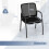 Costway Waiting Room Chair Set 2 Office Guest Chairs Mesh Backrest 3