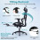 Costway Mesh Office Chair Adjustable Swivel Executive Computer Desk Chair 8