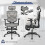 Costway Mesh Office Chair Adjustable Swivel Executive Computer Desk Chair 3