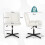 Costway Armless Home Office Chair Swivel Desk Adjustable Task Vanity 3