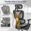 Costway Mesh Office Chair Adjustable Swivel Executive Computer Desk Chair 6