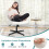 Costway Armless Home Office Chair Swivel Desk Adjustable Task Vanity 5