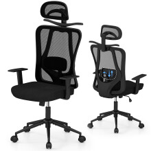 Ergonomic Office Chair 3D Headrest Reclining Backrest Mesh Gaming