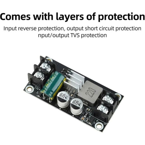 7-38V to  12V 6A Step-Down Module Low Ripple High Power Step-Down Converter Board with Reverse Polarity Protection 2