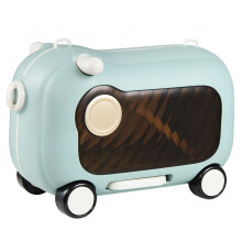 Ride on Luggage 2-in-1 Kids Suitcase PU Wheels Retractable Pedal