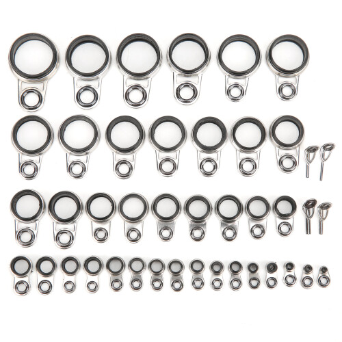 Angeln Ringe Set 41-teilig Spitze Seite Keramik