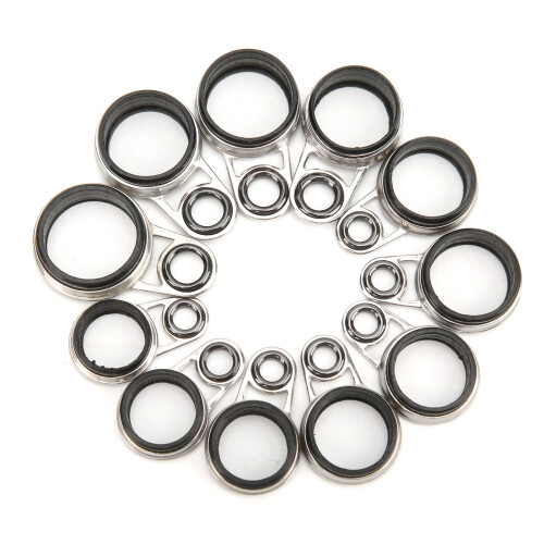 Angeln Ringe Set 41-teilig Spitze Seite Keramik 1