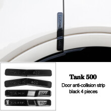 (black) Compatível com a faixa anticolisão para porta de carro Great Wall GWM Tank 500, acessório decorativo