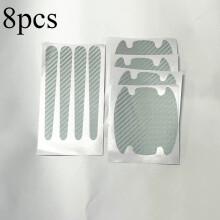 (silvery) Adesivos de silicone transparentes e invisíveis para proteção contra arranhões na maçaneta da porta