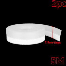 (25mmx2pc, 5M) Fitas de vedação de silicone à prova de poeira e isolamento acústico, resistentes a impactos e intempéries,