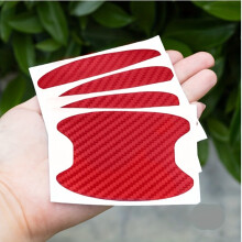 (Red) Autotüraufkleber, kratzfester Schutz, Türgriffschutzfolie, Außenzubehör