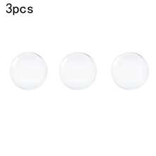 (Circle-3pcs, 40x8mm) Türknauf-Wandschutz, durchsichtiger Türstopper aus weichem Gummi, Türgriffpuffer, Wandschutz, geräuschdämpfende