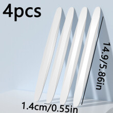 (White 4pcs) Kantenschutzleisten für Autotüren, kratzfester Schutz
