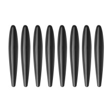 (8Pcs Black) Tür- und Stoßstangenschutzleisten, Geräuschdämpfung, Kratzschutz, dekorative Schutzleisten, Autoaufkleber
