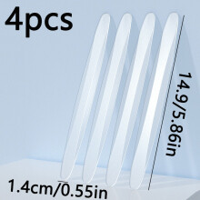 (Transparent 4pcs) Protetor de Borda de Porta de Carro, Faixa de Proteção Amortecedora, Moldura de Acabamento, Protetor