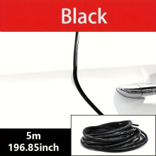 (Black) Türkantenschutzleisten, Schalldämmung, Türschutz, Geräuschisolierung, Chrom-Dichtungsleisten, PVC-Dichtungsstreifen