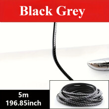 (Black Grey) Türkantenschutzleisten, Schalldämmung, Türschutz, Geräuschisolierung, Chrom-Dichtungsleisten, PVC-Dichtungsstreifen