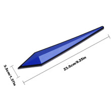 (1pcs blue) Adesivo protetor antirriscos para portas de carros, para-choques e bordas de retrovisores.