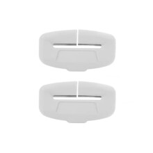 (2Pcs White) Universelle Schutzhülle für Sicherheitsgurtschnallen, weiche Silikon-Antikollisionshülle