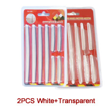 (2PCWhite Transparent) Protetor de Borda Lateral da Porta do Carro, Faixa Protetora contra Arranhões, Adesivo Protetor de Maçaneta