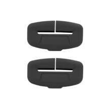 (2Pcs Black) Universelle Schutzhülle für Sicherheitsgurtschnallen, weiche Silikon-Antikollisionshülle