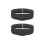 (2Pcs Black) Capa protetora universal para fivela de cinto de segurança, capa protetora de silicone macio anticolisão 1