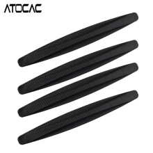 (black) Stoßstangenschutzleisten in Carbonfaser-Optik, universell, für Vorder- und Hinterkante, kratzfest, selbstklebend