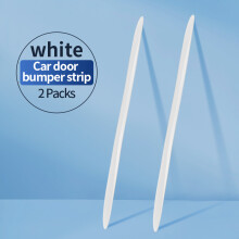 (2pcs white) Faixa anticolisão automotiva estendida e espessa, transparente e invisível, para proteção contra arranhões