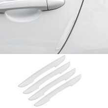 (4PCS translucency) Novo protetor de borda de porta lateral de carro, faixa protetora contra arranhões, protetores de para-choque,