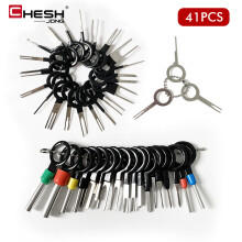 (41PCS) Ferramenta extratora de terminais de plugues de carro, extrator de pinos, extrator de conectores de