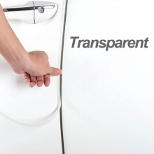 (Clear) Tiras de borracha protetoras contra arranhões para bordas de portas de carros, molduras de estilo automotivo,