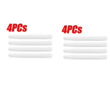 (2SET A) Adesivos de silicone invisíveis e transparentes para proteção contra arranhões em maçanetas de portas