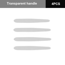 (B) Adesivos universais de proteção contra arranhões para maçanetas de portas de carro, transparentes, faixa