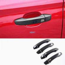 (Carbon Fibre) Adesivo decorativo para proteção e estilo de carro, para maçanetas de portas, molduras e tampas de proteção,