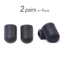 (Black 2pairs) Capa protetora de silicone para alavanca de câmbio de bicicleta RISK, compatível com Shimano, para bicicletas