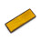 (Rectangle-Yellow) 1 unidade de faixa de sinalização de segurança autoadesiva refletora retangular para a traseira de veículos, 1