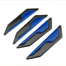 (Blue) Faixa de proteção refletiva anticolisão para borda de porta de carro, protetor de borda, faixa de proteção