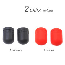 (Mix 2pairs) Capa protetora de silicone para alavanca de câmbio de bicicleta RISK, compatível com Shimano, para bicicletas