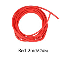 (red 2m) Friso de vedação de borracha tipo U para proteção de portas de carro, protetor de borda anticolisão,