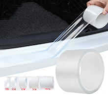 (3cmx10M) Adesivo Protetor de Soleira de Porta Universal para Carro, Película Protetora Anti-Arranhões para Para-choque