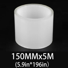 (150MM X 5M) Adesivos transparentes protetores de porta de carro, fita nano antirriscos, película protetora de pintura
