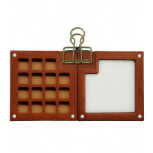 15 Grid Miniature Painting Kit, Portable, Palette Pocket Watercolor Travel Set for Travel Students Artists Painters
