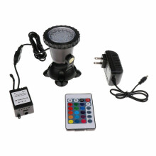 (1 lamp + 1 afstandsbediening) LED RGB tuinvijverspot, onderwaterlamp voor aquarium, fontein of zwembad