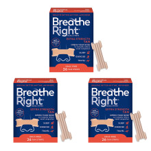Breathe Right Extra Strength ruskea nenäliuska, välitön helpotus nenän tukkoisuuteen ja kuorsaukseen