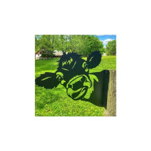 (Koe) Metalen Peezende Koe Tuinornament Kunst Hangende Decoratie Woondecoratie
