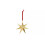 Home Brass Star Hanging Christmas Ornament 3