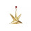 Home Brass Star Hanging Christmas Ornament 5