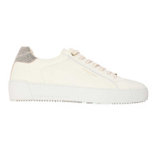 (8 UK, Off White) Android Homme Mens Zuma Low Top Leather Trainers