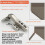 (Style A) Adjustable Fixed Buffer Hinge For Wooden Doors With Cold Steel Rolled Construction 1